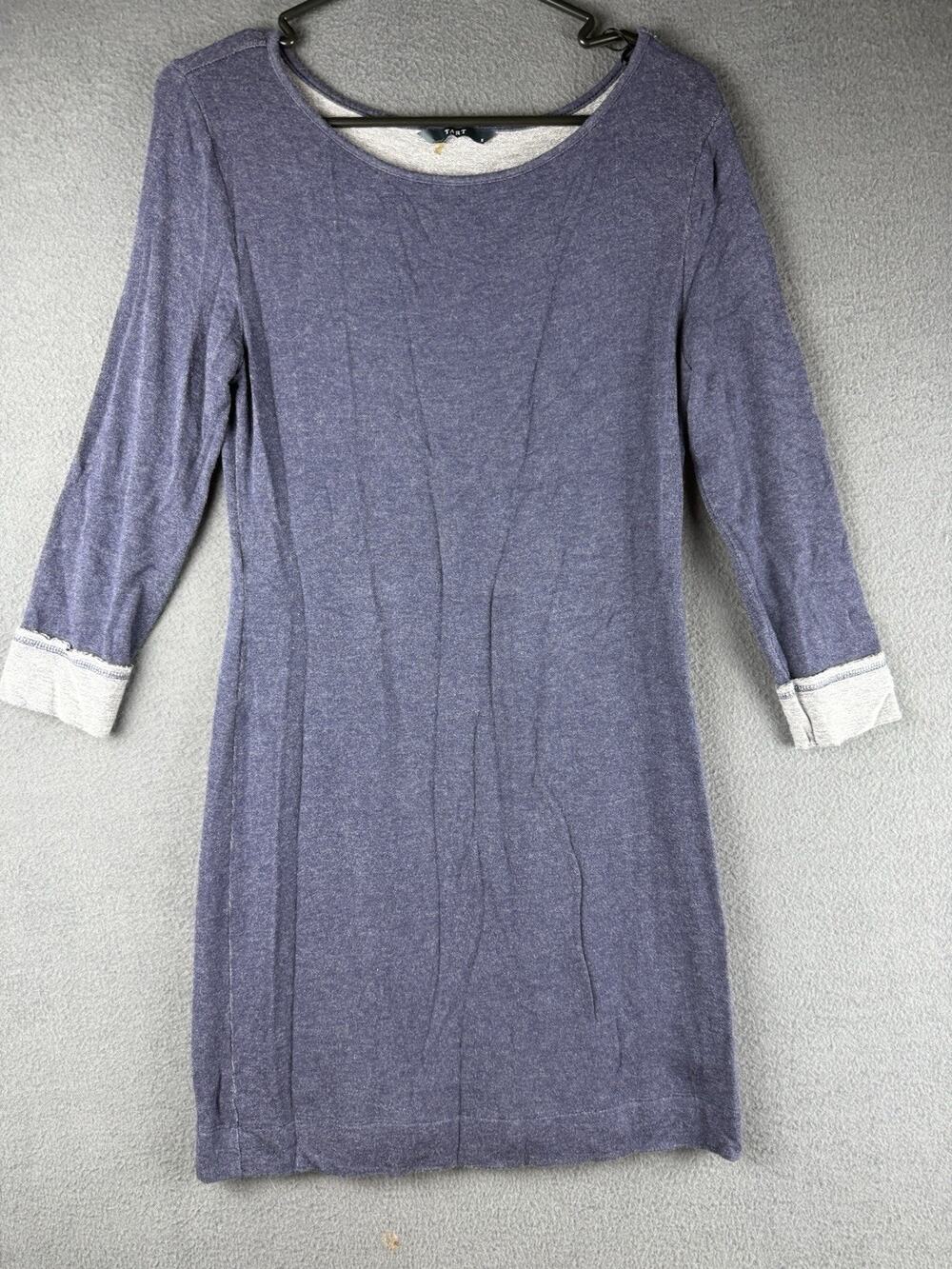 Tart Women's 3/4 Sleeve Grey Sweater Dress Size XSmall